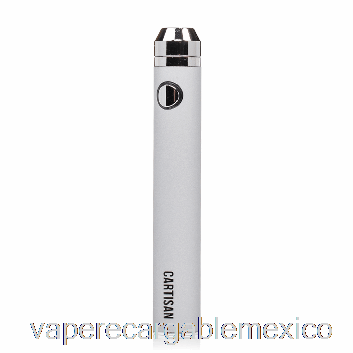Vape Recargable Botón Carisano Vv 1300 510 Batería Plata